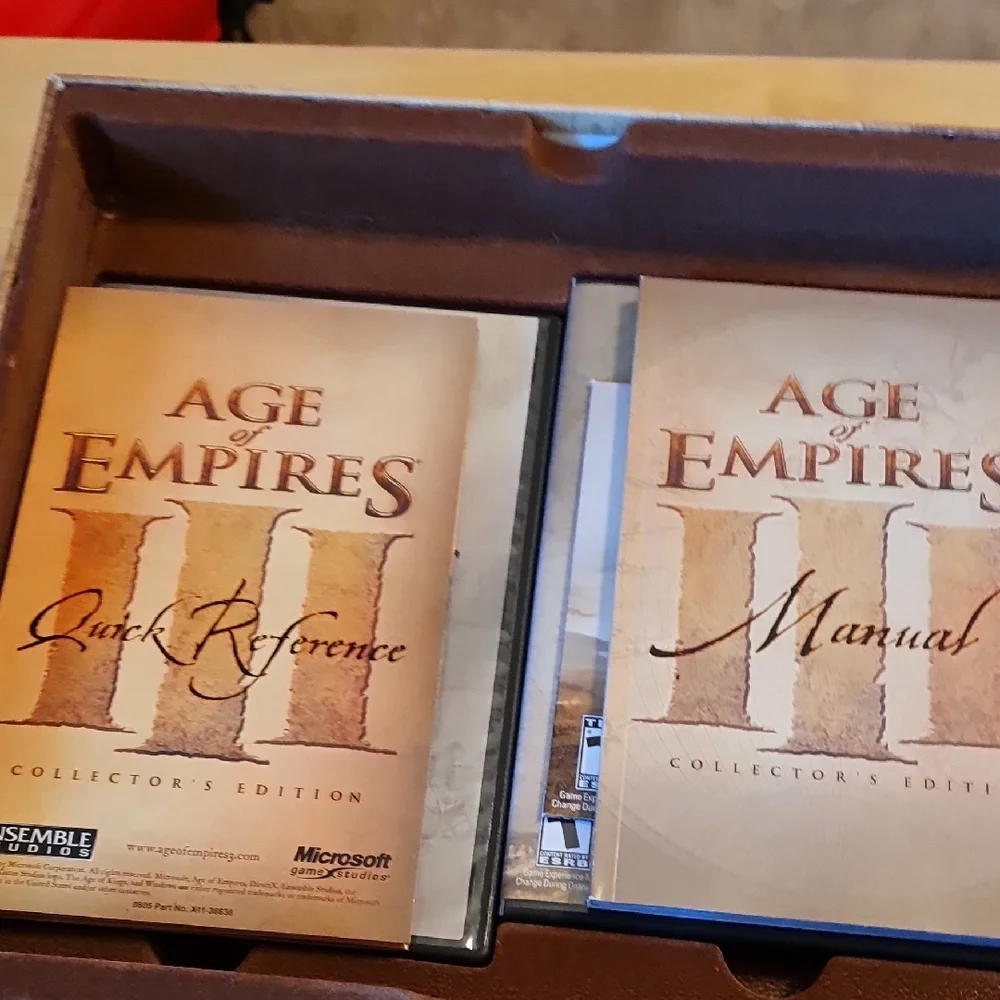 Microsoft Age of Empires III - Boxed Set, Vintage 1990s, GUC, Weighs 6Lb.